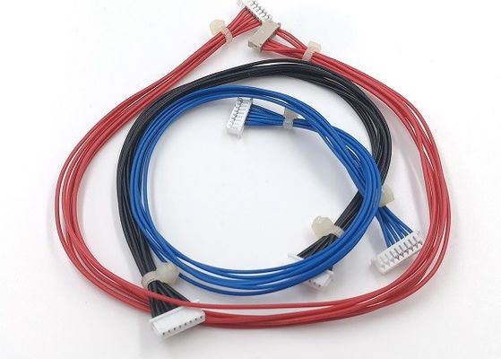 Safety Electrical Wire Harness  UL1007 26AWG Red Blue Black For Electronics